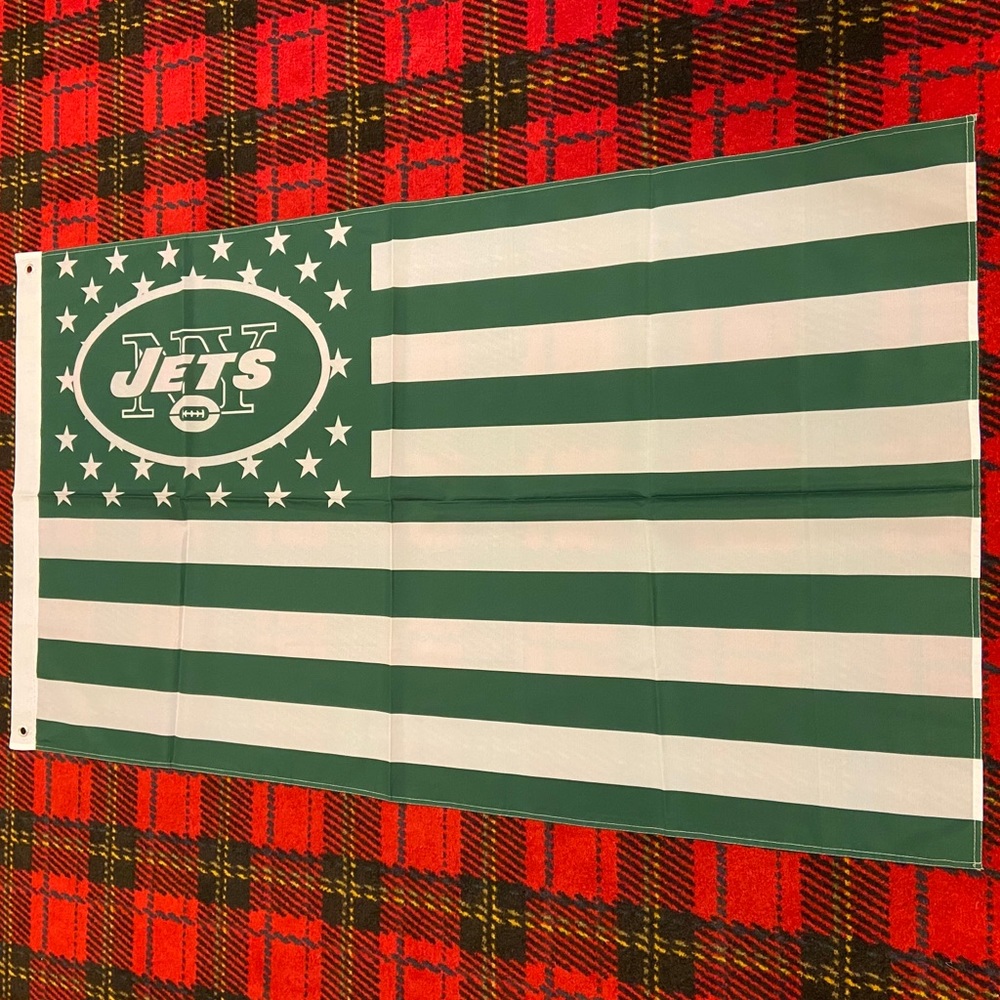 Brand new New York Jets banner flag